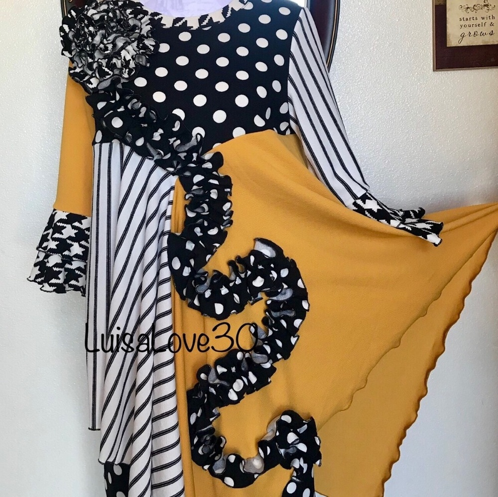 ●SOLD●Unique patchwork Tunic - Picture 5 of 5